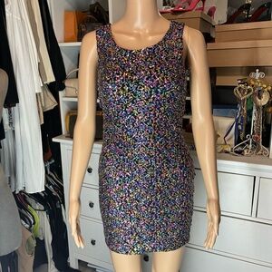 Candie's Vibrant Sequin Mini Dress cocktail dress club dress